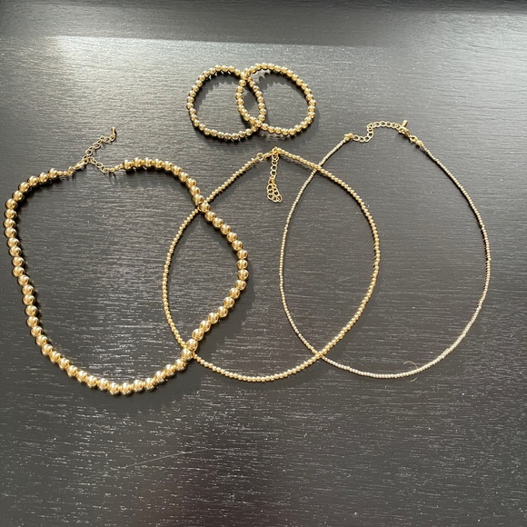 Gold Filled 14k ball beads Necklaces and bracelets. - Picture 8 of 9